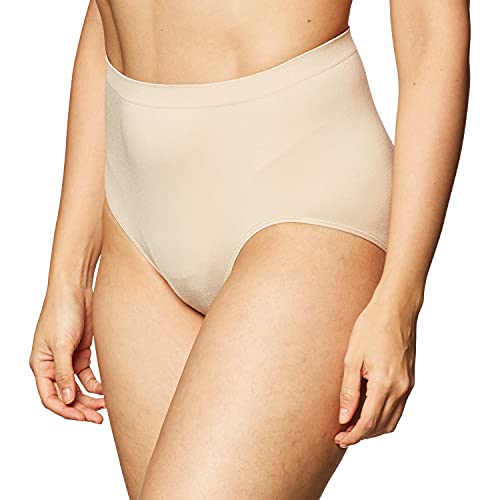 Bali Damen Drahtloser, Comfort Revolution, Bügelloser, Feuchtigkeitsableitend BH mit voller Abdeckung, Undurchsichtige, Hautfarben, XXX-Large von Bali