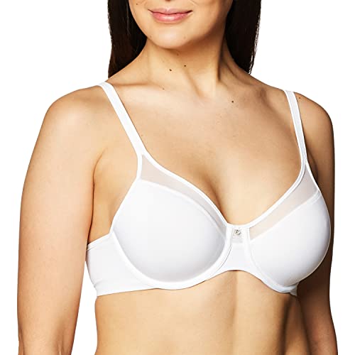 Bali Damen One Smooth U Ultra Light Illusion Ausschnitt Bügel-BH, weiß, 75C von Bali