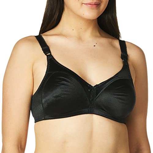 Maidenform Damen bh Bali - Double Support Wirefree Bra, Schwarz (Noir Xbk), 34DD von Bali