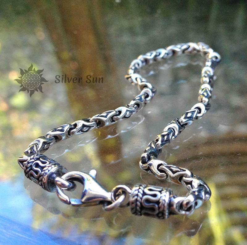 Armband Alle Sterling Silber Kette Jede Länge Beinhaltet Markenverpackung Sun Style Schmuck Design Handmade Aus Bali von BaliSilverSun