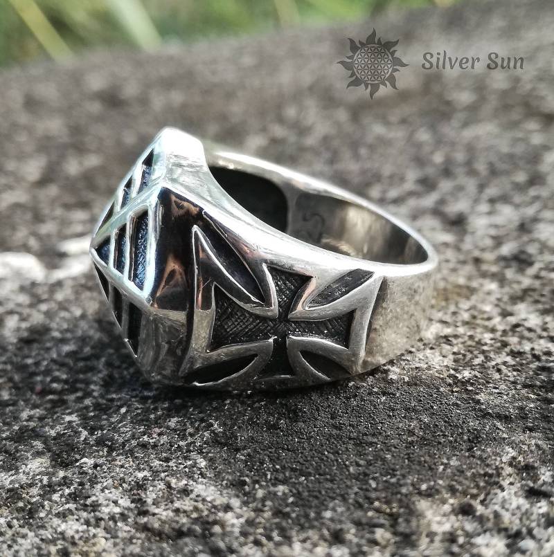 Nur Ein Ring Kreuz Des Webs Sterling Silber Schmuck Design Beinhaltet Verpackung Sonnen Stil Handgefertigt Aus Bali von BaliSilverSun