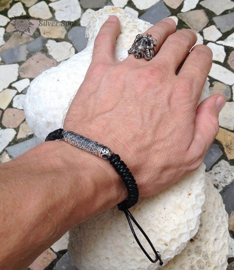 Sterling Silber Armband Amulett Jede Größe Für Anhänger Halskette Talisman Beinhaltet Verpackung Sonnen Stil Schmuck Handgefertigt Aus Bali von BaliSilverSun