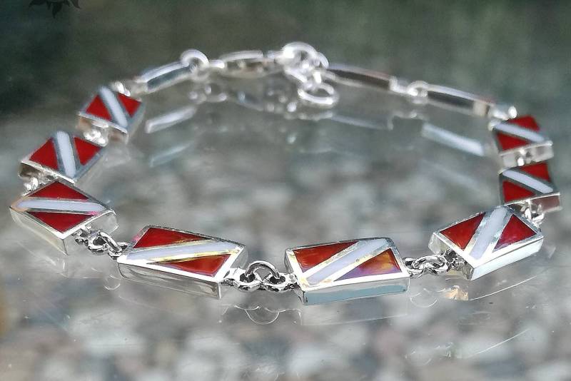 Taucherflagge Armreif Sterling Silber Beinhaltet Markenverpackung Sun Diver Style Schmuck Design Handmade Aus Bali von BaliSilverSun
