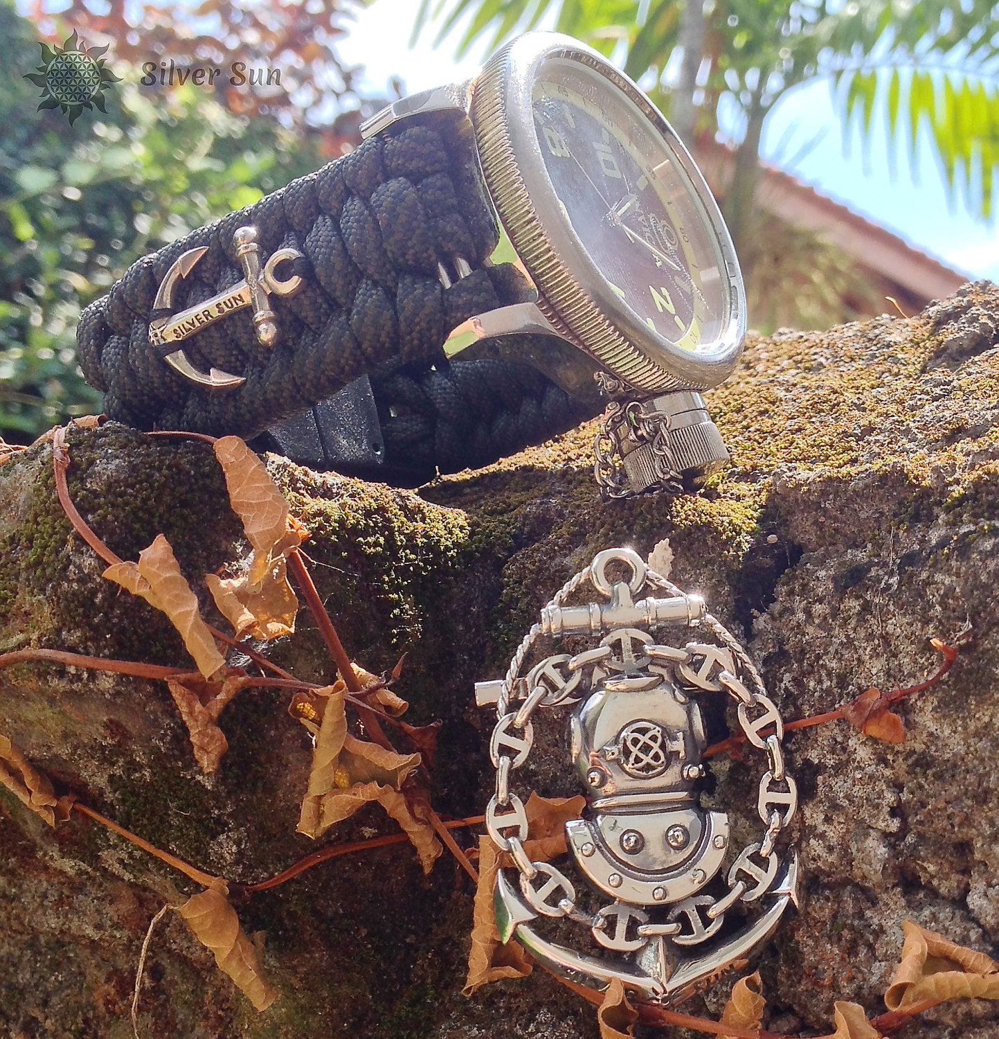 sterling Silber Brosche Tauchermedaille Ordren Marine Schild Anker Beinhaltet Verpackung Sonnenstil Schmuck Design Handmade Aus Bali von BaliSilverSun