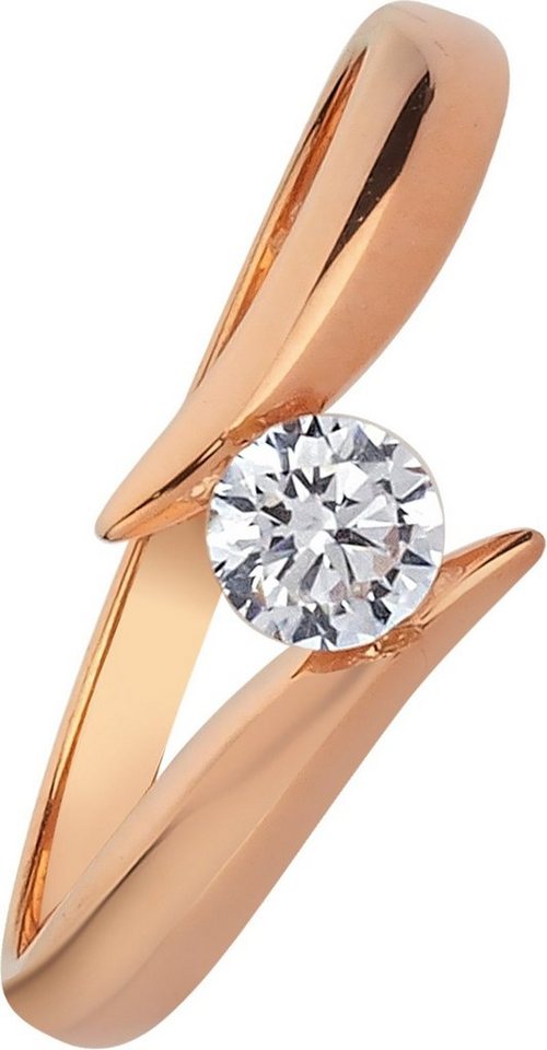 Balia Goldring Balia Damen Ring 8Karat Roségold Gr.58 (Fingerring), Damen Ring 58 (18,5) Big rose, 333 Rosegold - 8 Karat von Balia