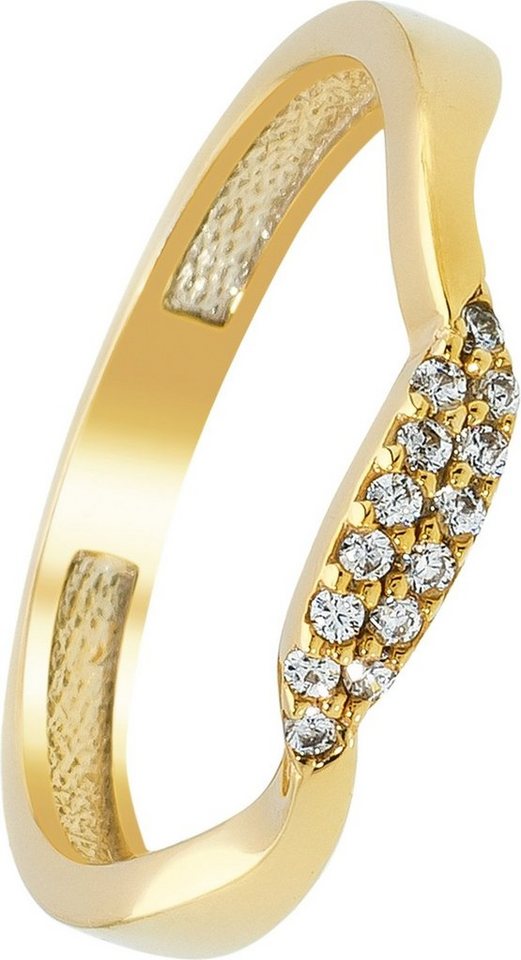 Balia Goldring Balia Ring Welle Gold Damen 8Kt Gr.54 (Fingerring), Damen Ringe, 54 (17,2) Welle, 333 Gelbgold - 8 Karat von Balia