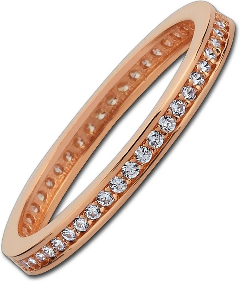 Balia Goldring Balia Damen Ring 8Karat Rosegold (Fingerring), Fingerring Größe 54 (17,2), 333 Rosegold - 8 Karat (Gitzer rose) Gold von Balia