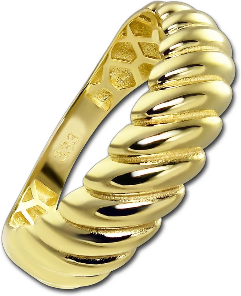 Balia Goldring Balia Damen Ring aus 333 Gelbgold, Fingerring Größe 56(17,8), 333 Gelbgold - 8 Karat (Big Twisted) von Balia