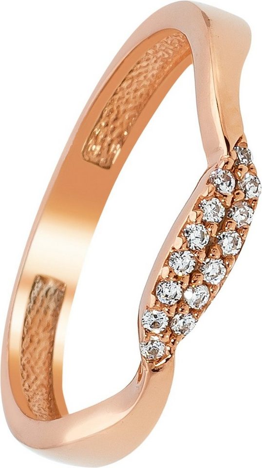 Balia Goldring Balia Ring Welle Damen 333 Rosegold (Fingerring), Fingerring Größe 54 (17,2), 333 Rosegold - 8 Karat (Welle rose) Gold 3 von Balia