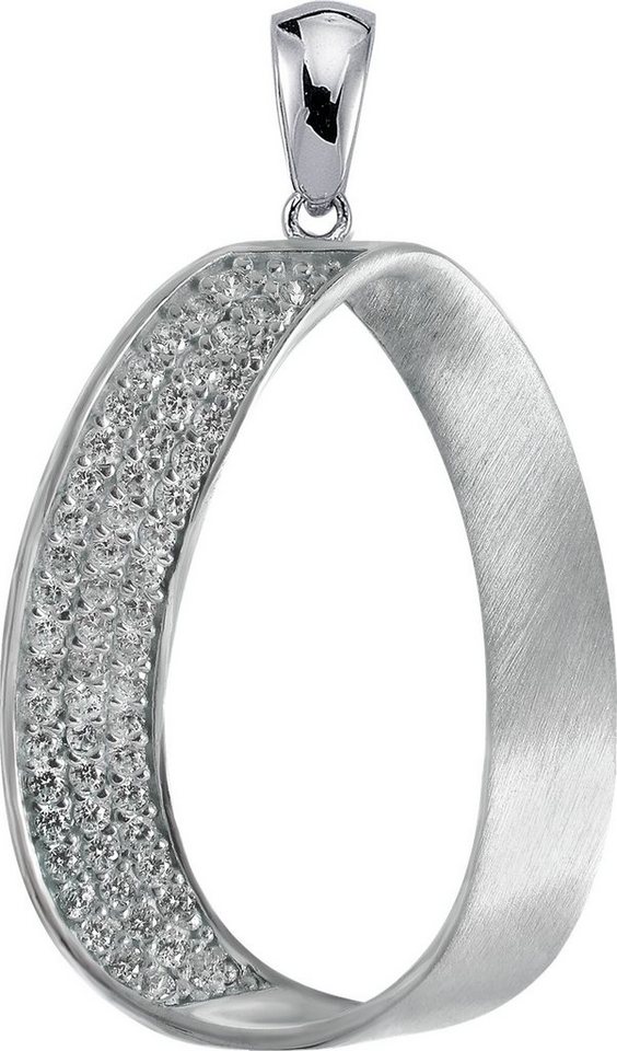 Balia Kettenanhänger Balia Damen Kettenanhänger Silber, Kettenanhänger (Oval) ca. 4cm, 925 Sterling Silber von Balia