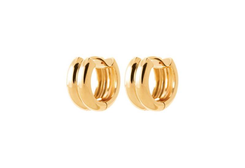 Balia Paar Creolen Balia Creole plain Klippverschluss Balia (Creolen), Damen Creolen plain vergoldet (Gelbgold 750), Farbe: gold von Balia