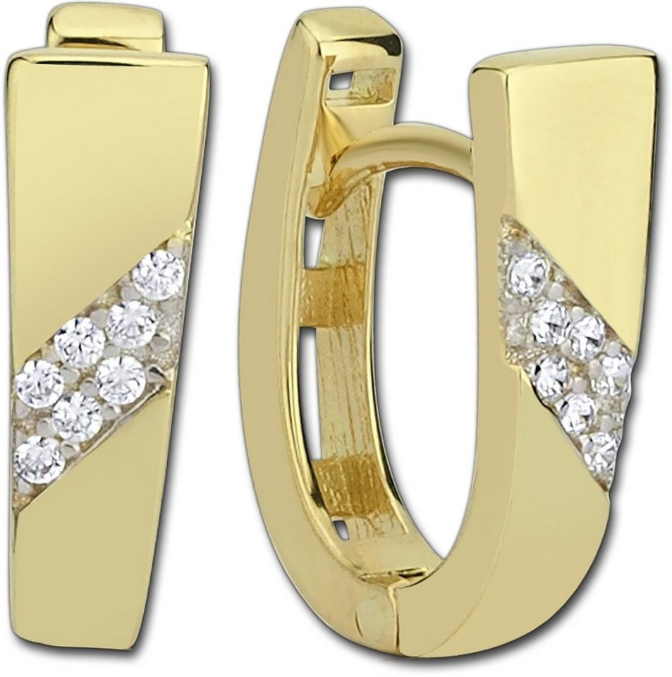 Balia Paar Creolen Balia Damen Creolen Gelbgold 8K (Creole), Creolen 333 Gelbgold - 8 Karat (Trapez) von Balia