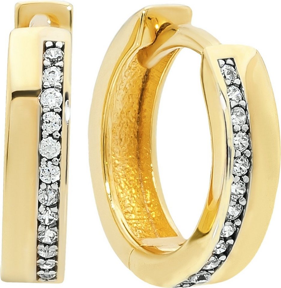 Balia Paar Creolen Balia Gold Creolen für Damen Line (Creole), Creolen 333 Gelbgold - 8 Karat (Line) von Balia