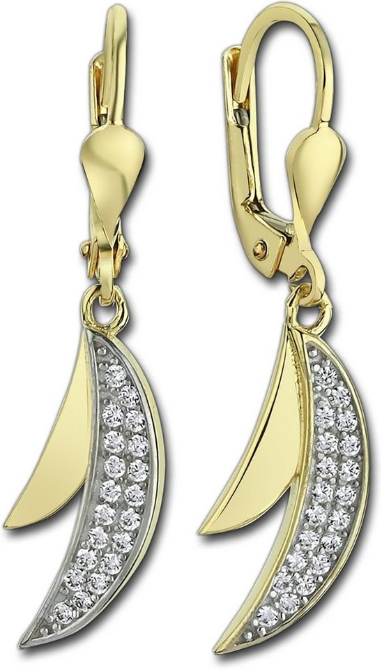 Balia Paar Ohrhänger Balia Damen Ohrhänger Gelbgold 8K (Ohrhänger), Damen Ohrhänger orientalisch aus 333 Gelbgold - 8 Karat, Länge ca. 3,2 von Balia