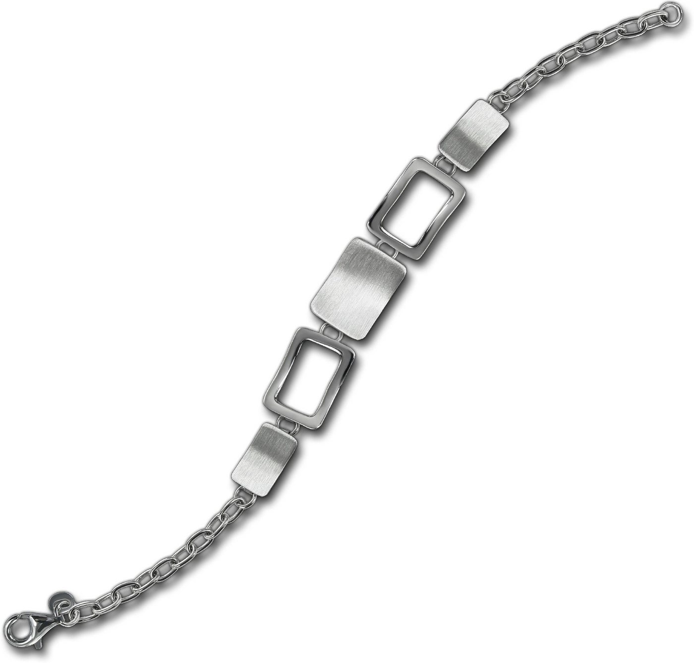 Balia Silberarmband Balia Armband für Damen mattiert (Armband), Silber Armband (Square) ca. 20cm, Silber 925 von Balia