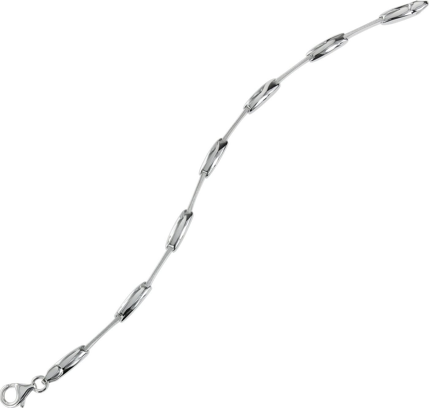 Balia Silberarmband Balia Armband für Damen mattiert Silber (Armband), Damen Armband (Design) ca. 19,3cm, 925 Sterling Silber, Farbe: silber von Balia