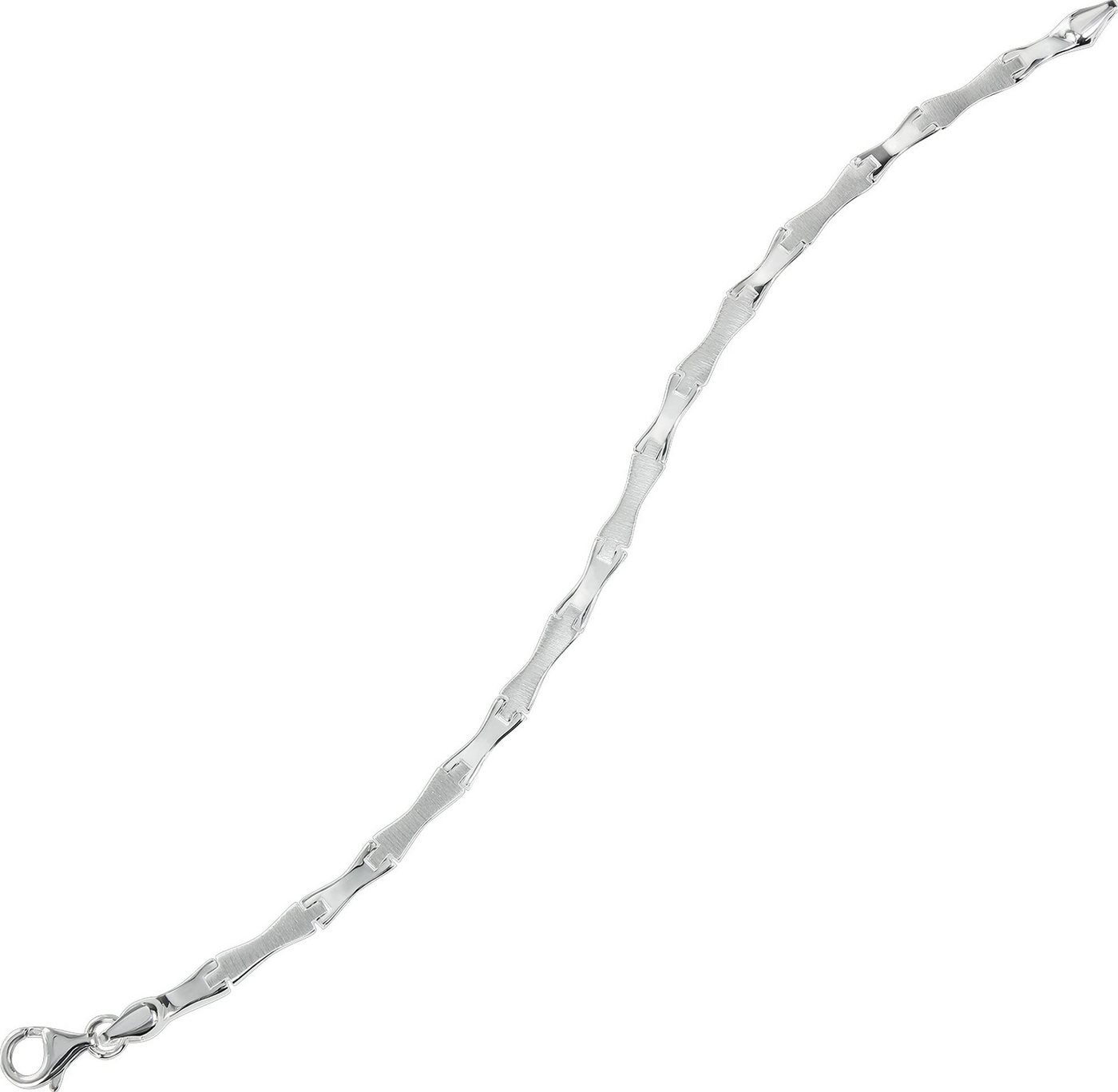 Balia Silberarmband Balia Armband für Damen mattiert Silber (Armband), Damen Armband (Style) ca. 19,3cm, 925 Sterling Silber, Farbe: silber von Balia