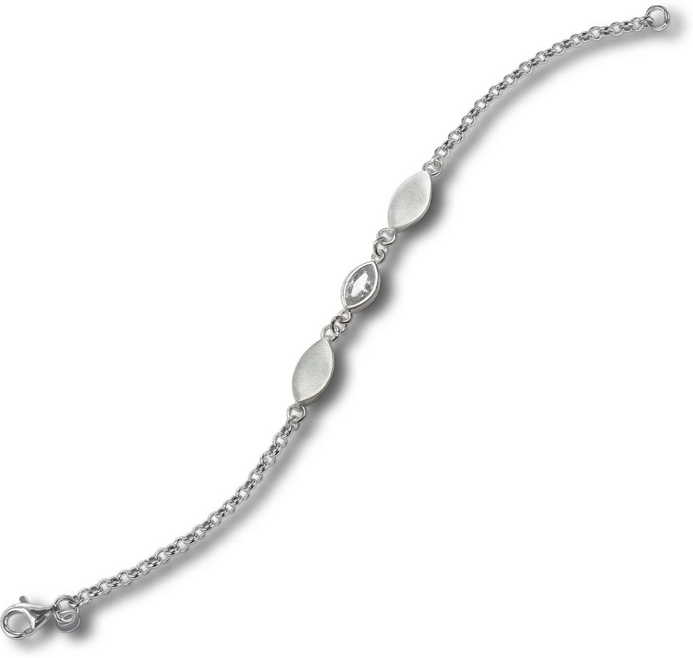 Balia Silberarmband Balia Damen Armband Zirkonia 925, Silber Armband (Blatt) ca. 19,2cm, Silber 925 von Balia