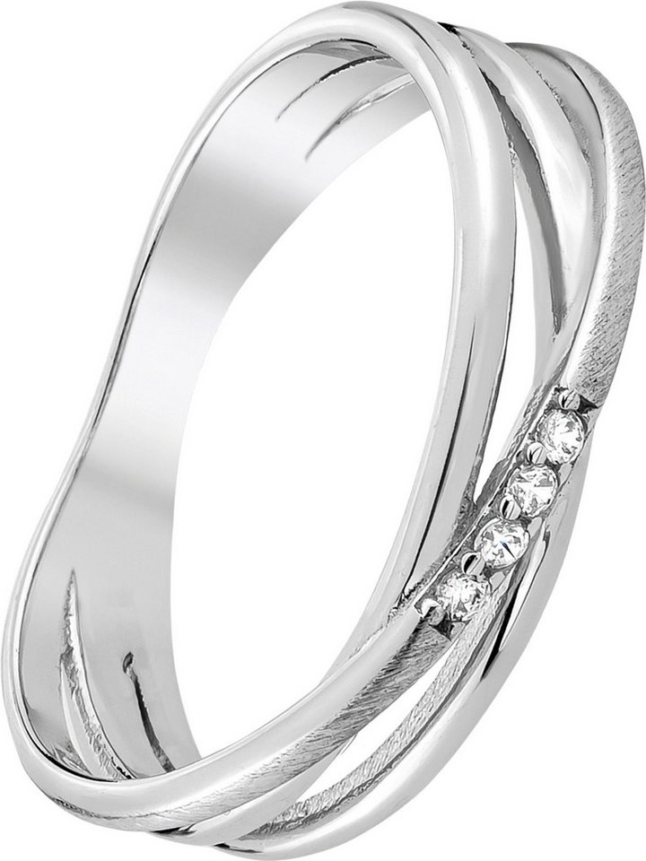 Balia Silberring Balia Damen Fashion Ring aus 925 Silber (Fingerring), Damen Ring Wickeloptik, 58 (18,5), Silber 925, Farbe: silber, weiß von Balia