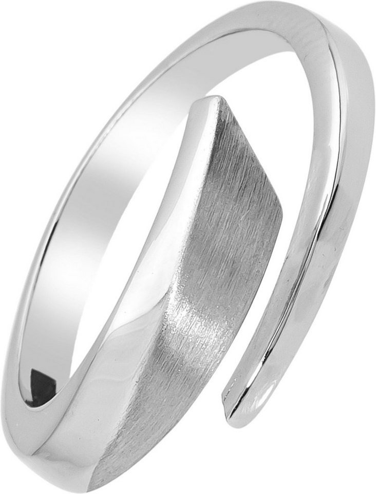 Balia Silberring Balia Ring für Damen mit matter und (Fingerring), Fingerring Größe 52 (16,6), 925 Sterling Silber (Zeitlos) Silber 925 von Balia