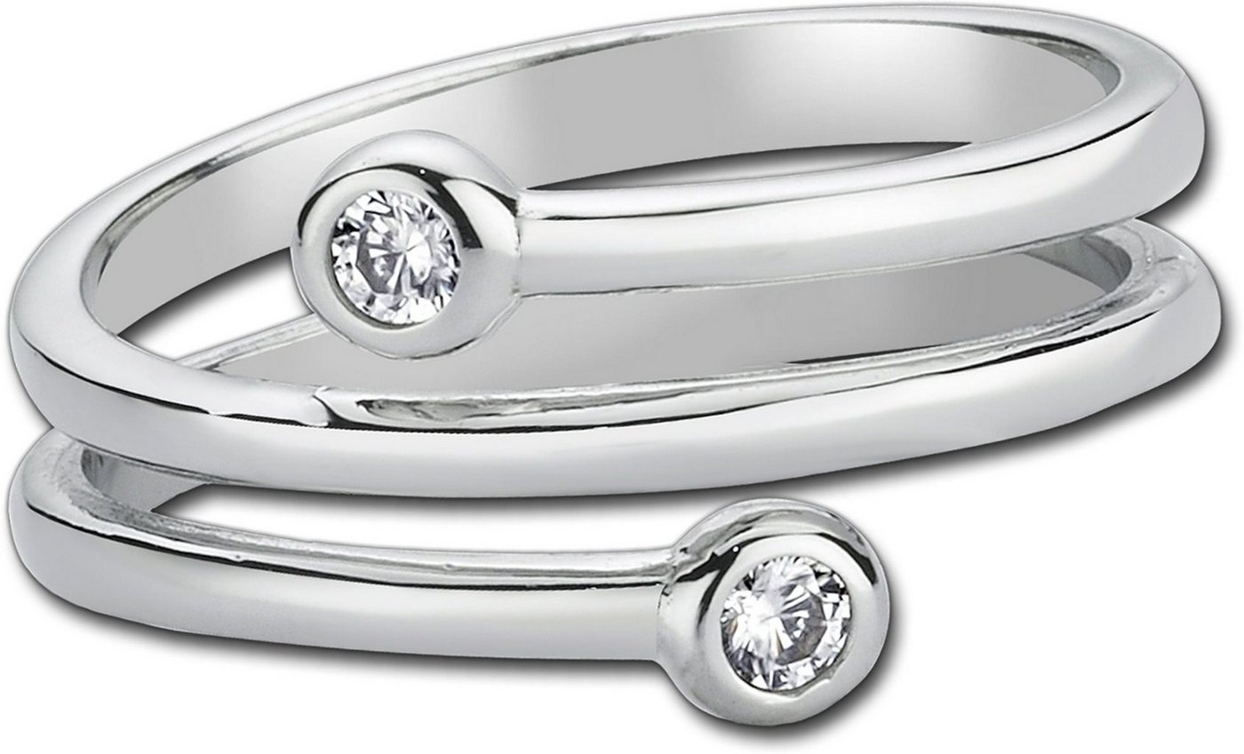 Balia Silberring Balia Ring für Damen weiße Zirkonia (Fingerring), Fingerring Größe 58 (18,5), 925 Sterling Silber (Dream) Silber 925 von Balia