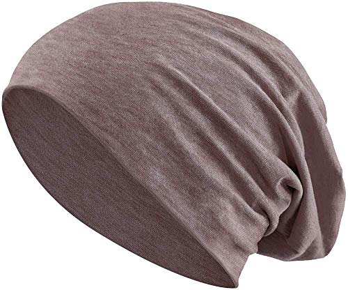 Balinco - Beanie Mütze für Damen & Herren aus 100% Jersey-Baumwolle – Flexibler Slouch Hat für Frühling, Herbst & Winter – Lange Baumwollmütze in versch. Farben – Kopfbedeckung Unisex modisch & bequem von Balinco
