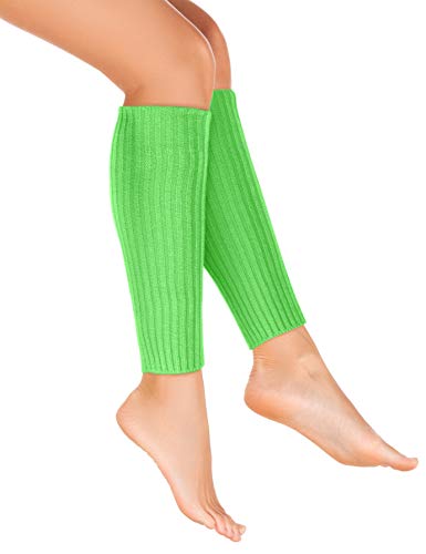 Balinco Strick-Stulpen | Beinstulpen | Damen & Mädchen Stuplen | Beinwärmer für den Alltag oder als Accessoire zum Karneval/Fasching (Grün) von Balinco