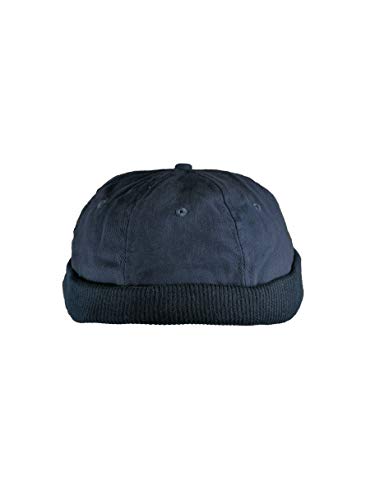 Balke Herren Docker Cap Mütze 30081540 mit Klettverschluss Marine oder schwarz, Farbe:Marine von Balke