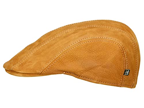 Balke Herrensportmütze aus Rind-Nappa Leder - Camel (918) - 58 cm von Balke