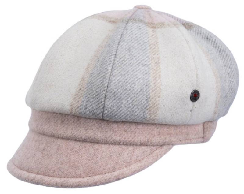 Balke Schiebermütze weich & warm Winter mit Karo in Pastell von Balke