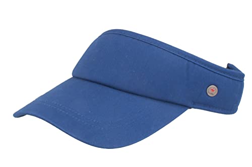 Balke Sonnenschild Visor mit Klettverschluss für Damen und Herren One Size, Indigo von Balke