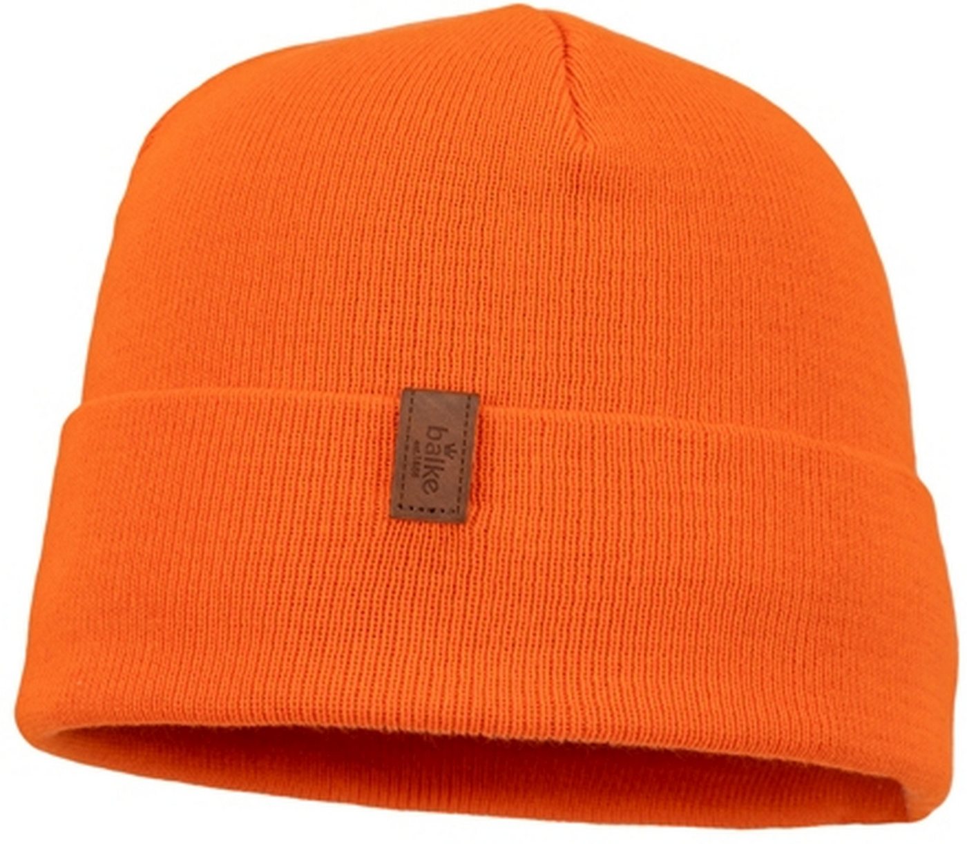 Balke Strickmütze Feinstrick Beanie Unifarben aus Baumwolle von Balke