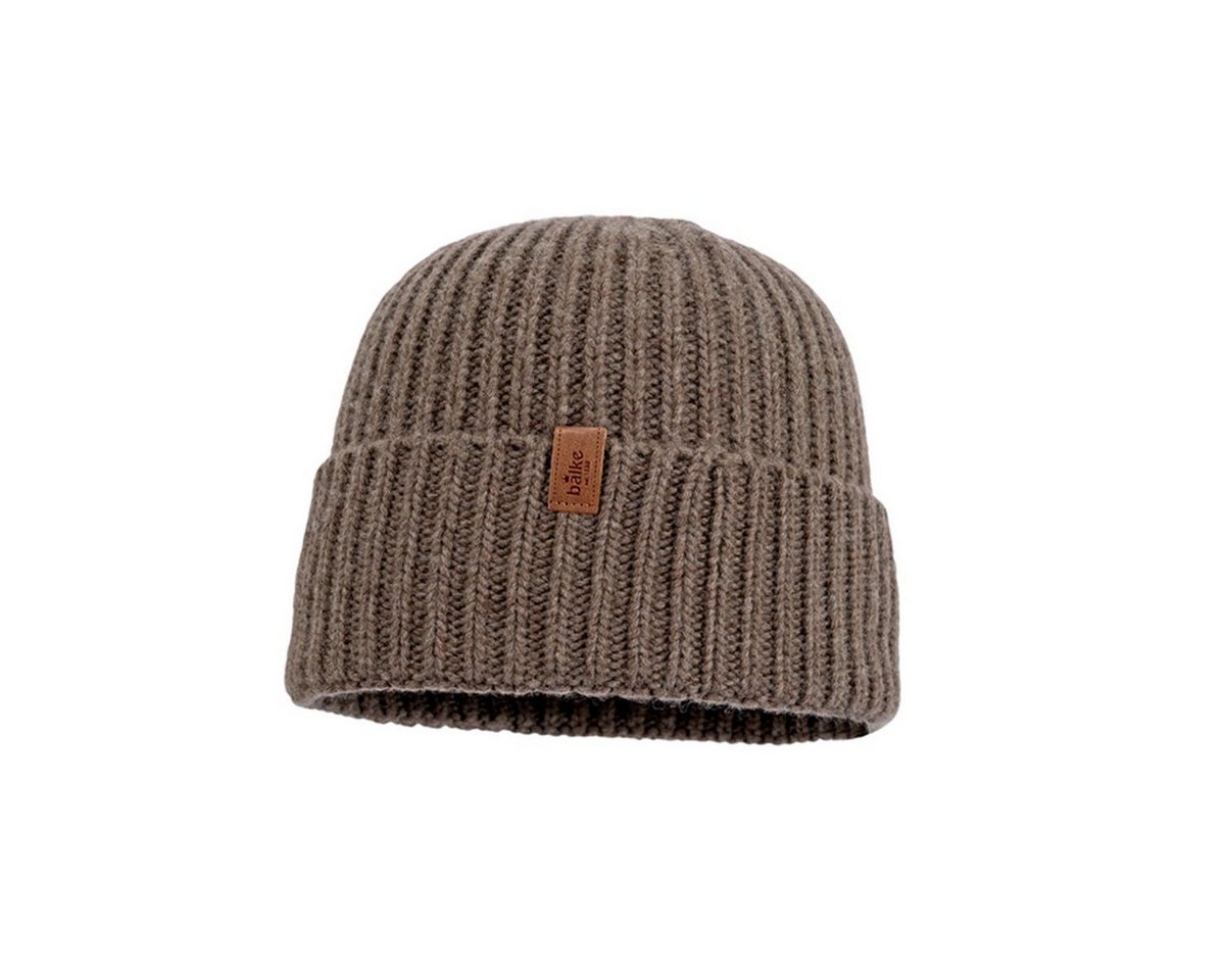 Balke Strickmütze Rollrand-Strickmütze aus Kaschmir-Woll-Mix mit Umschlag von Balke