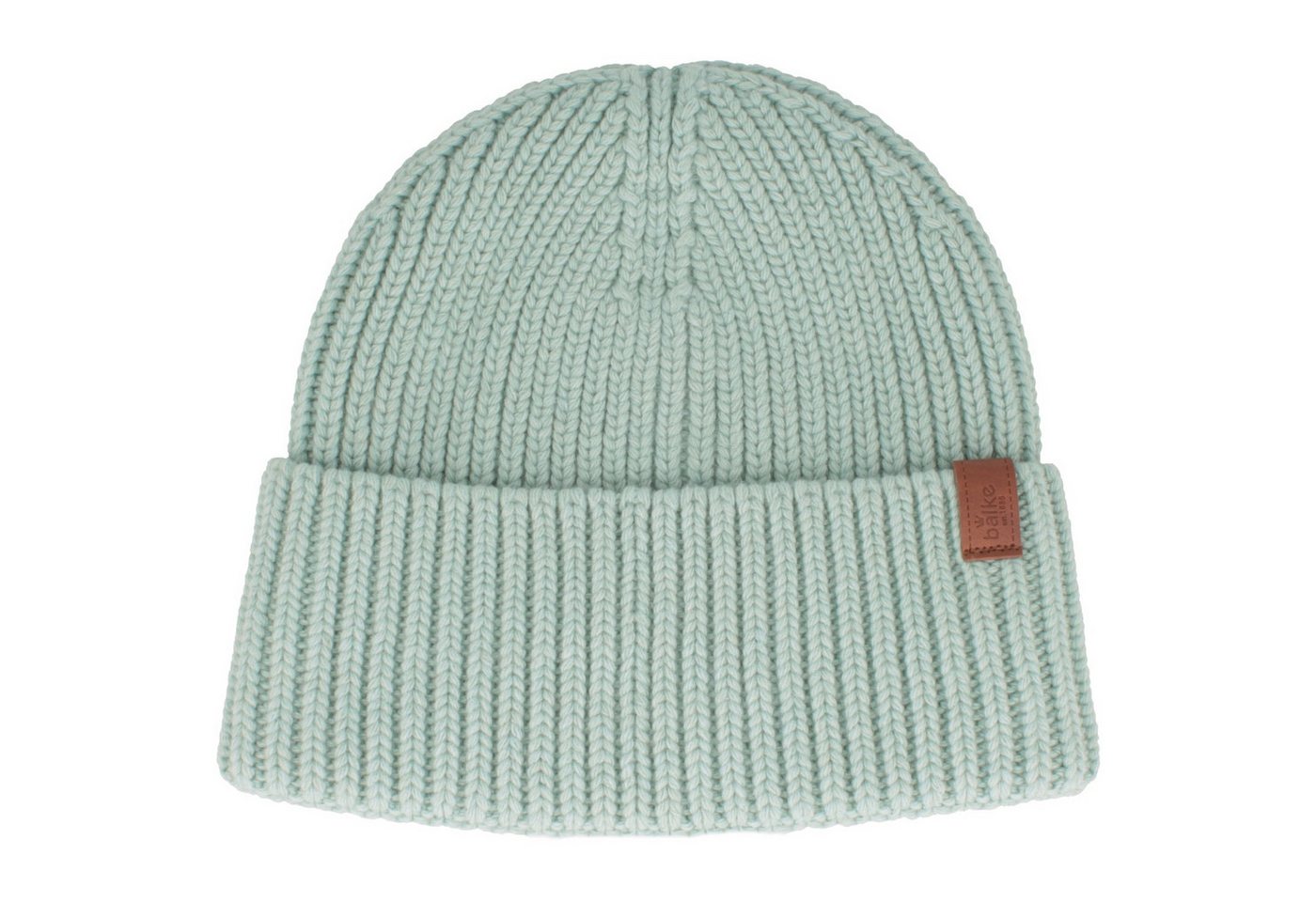 Balke Strickmütze Rollrand-Strickmütze aus Kaschmir-Woll-Mix mit Umschlag von Balke