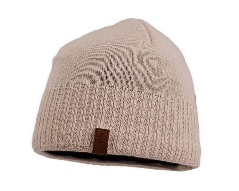 Balke Strickmütze Unisex Strickmütze Vollfleecefutter von Balke