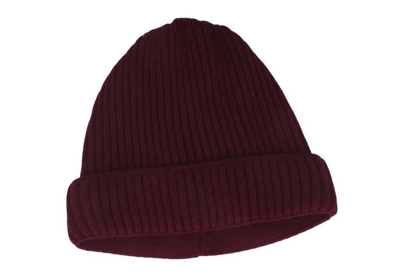 Balke Strickmütze XXL Rippen mit Umschlag 100% Merinowolle von Balke