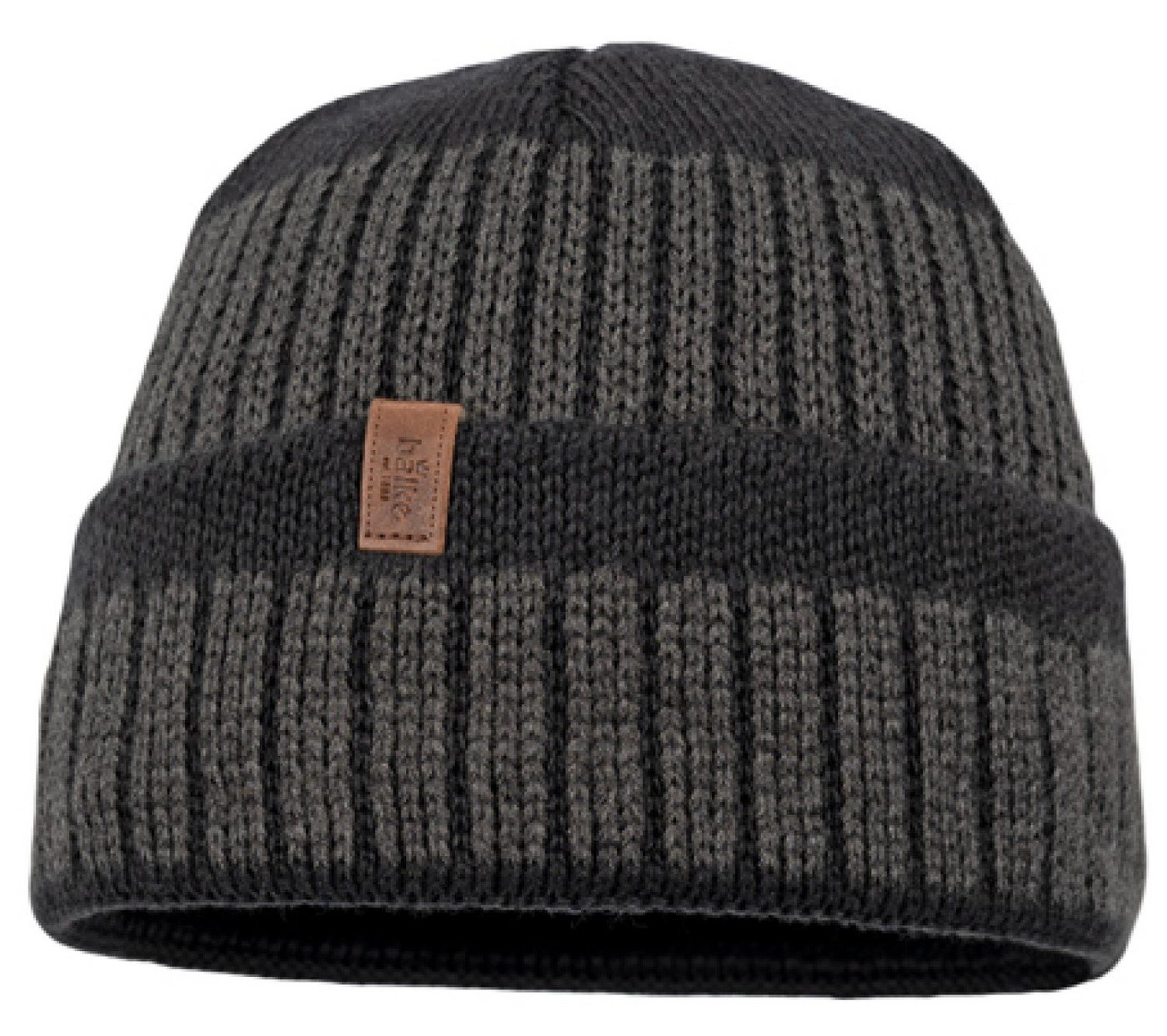 Balke Strickmütze zweifarbige Beanie mit Umschlag aus Baumwoll-Mix von Balke