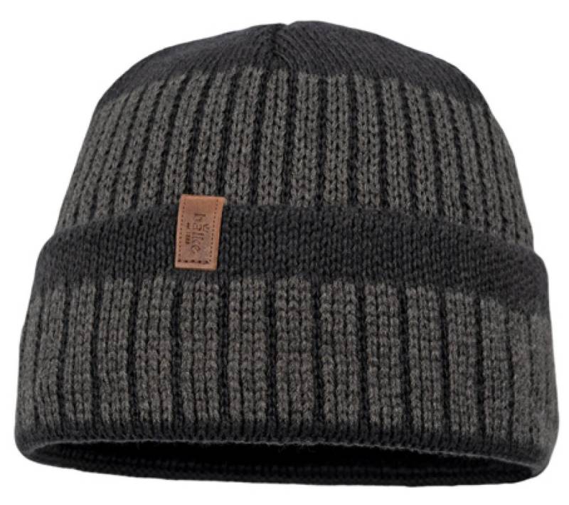Balke Strickmütze zweifarbige Beanie mit Umschlag aus Baumwoll-Mix von Balke