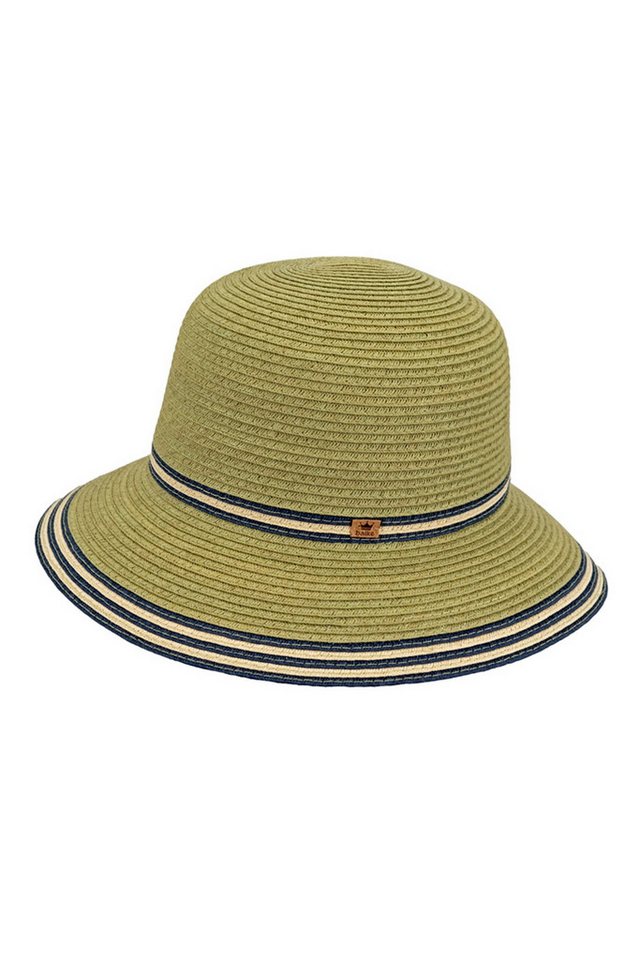 Balke Strohhut mit farbigen Bortenstreifen von Balke