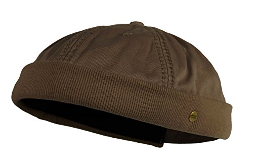 Balke Herren Dockerscap Cap ohne Schirm Mütze Kopfbedeckung, Farbe:braun von Balke