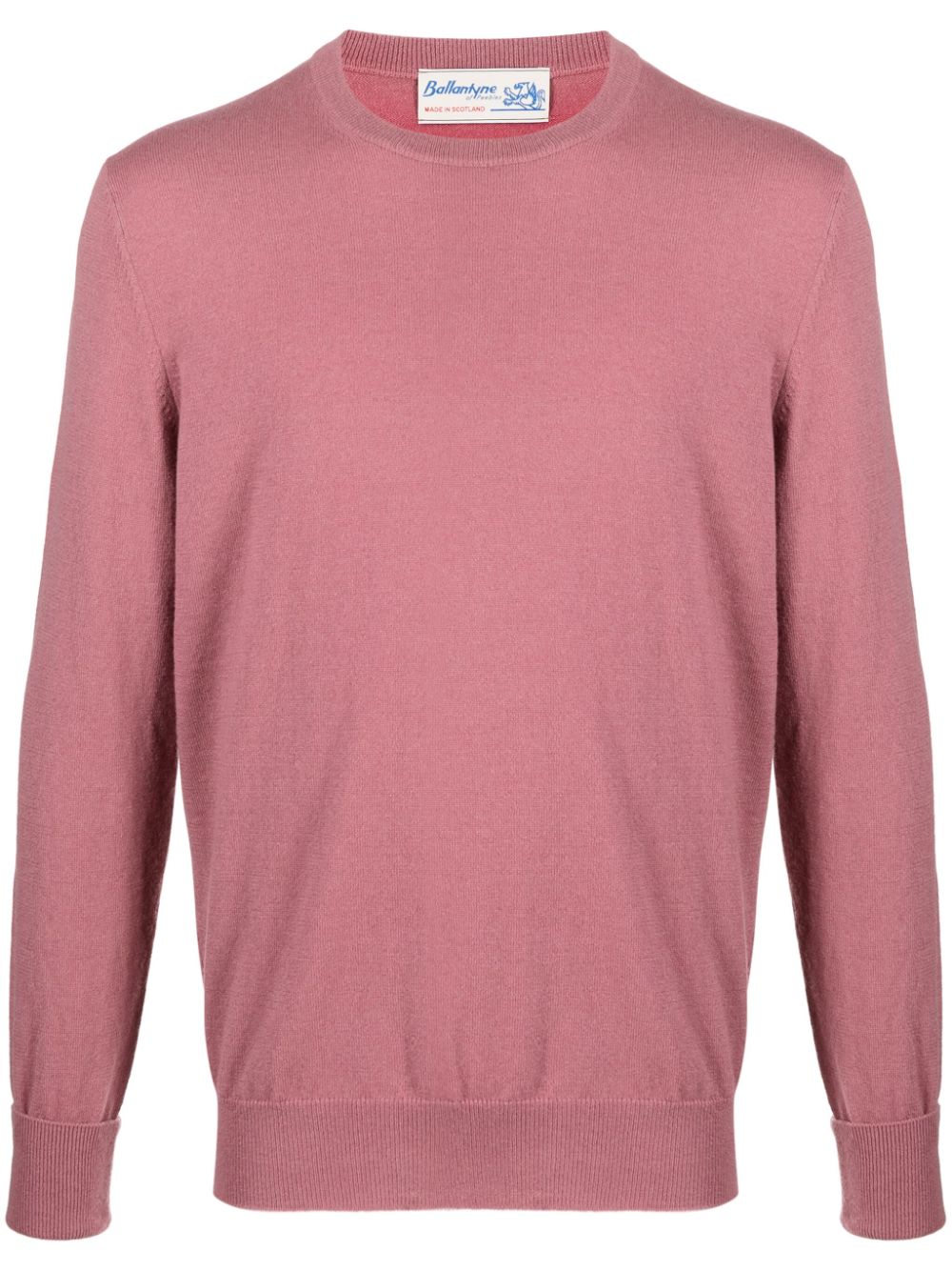 Ballantyne Kaschmirpullover mit rundem Ausschnitt - Rosa von Ballantyne