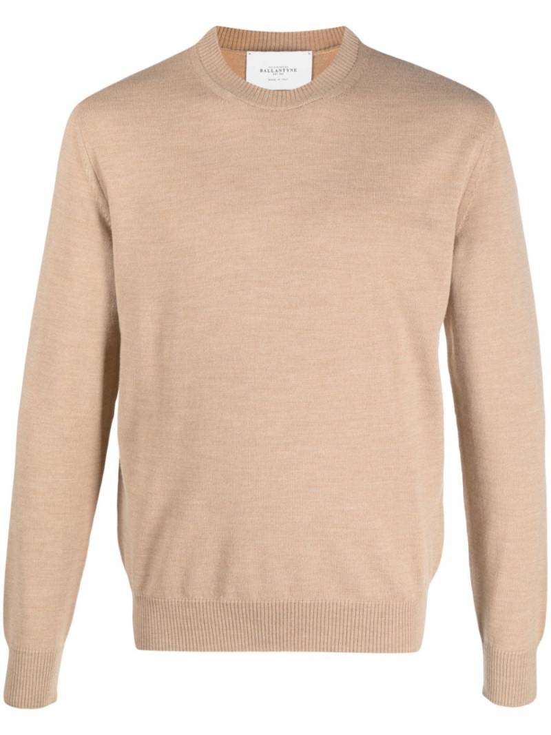 Ballantyne Pullover mit rundem Ausschnitt - Braun von Ballantyne