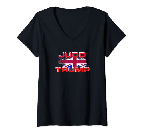 Damen Judd Trump Uk Snooker-Champion T-Shirt mit V-Ausschnitt von BallcueTees