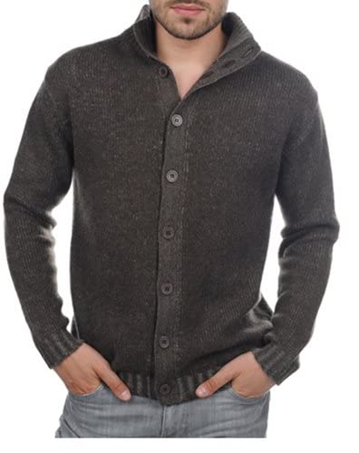 Balldiri Premium Kaschmir Jacke Strickjacke Cardigan mit Knöpfe Herren 8-fädig von Balldiri & Windhound