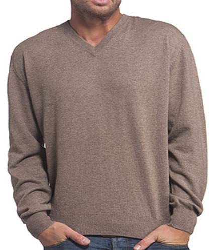 Balldiri Premium Kaschmir Pullover Herren V-Ausschnitt 2-fädig von Balldiri & Windhound