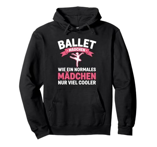 Ballett Mädchen Viel Cooler Ballerina Pullover Hoodie von Ballerina Tänzerin Ballett