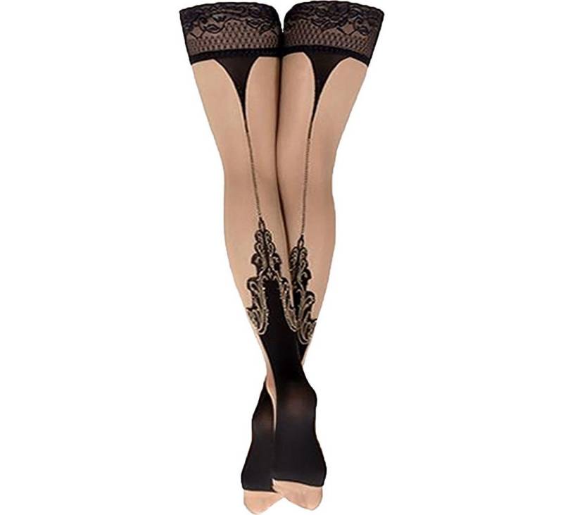 Ballerina´s Secret Halterlose Strümpfe mit Naht und Hochferse Art. 556 (Packung, 1-Paar, 1 Paar) verführerisch von Ballerina´s Secret