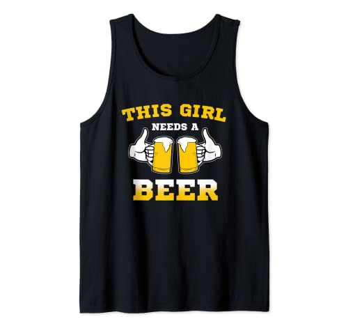This Girl Needs A Beer Oktoberfest Mallorca Deutsches T-Shirt Tank Top This Girl Needs A Beer Oktoberfest Mallorca Deutsches T-Shirt Tank Top von Ballermann Mallorca TShirts