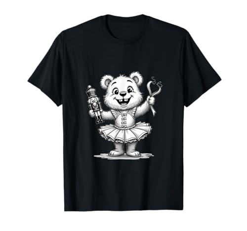 Ballett Ballerina Tänzerin Teddybär Nussknacker Mädchen T-Shirt Ballett Ballerina Tänzerin Teddybär Nussknacker Mädchen T-Shirt von Ballet Ballerina Dancer Teddy Bear Nutcracker Gift