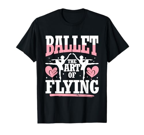 Ballett Ballerina Tanzende Spitzenschuhe Pirouette Damen Kinder T-Shirt Ballett Ballerina Tanzende Spitzenschuhe Pirouette Damen Kinder T-Shirt von Ballet Dancer Love Ballet Dancing Ballerina Girl